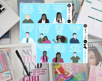 The MINDY PROJECT quote & picture Planner Sticker
