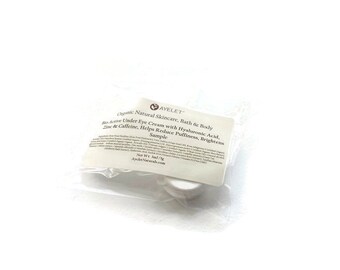 Brightening Under Eye Cream| Hyaluronic Acid Eye Cream| Zinc Eye | Caffeine Eye Cream| Puffy Eyes Cream| Dark Circles Cream| Wrinkle| Sample