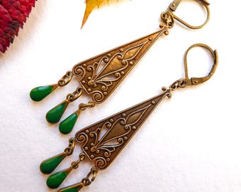 Vintage earrings is Byzantium