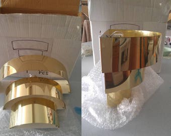 Art Deco/Mid century modern brass wall sconce - NIB