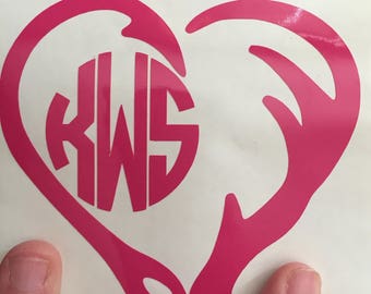 Hook and Antler decal