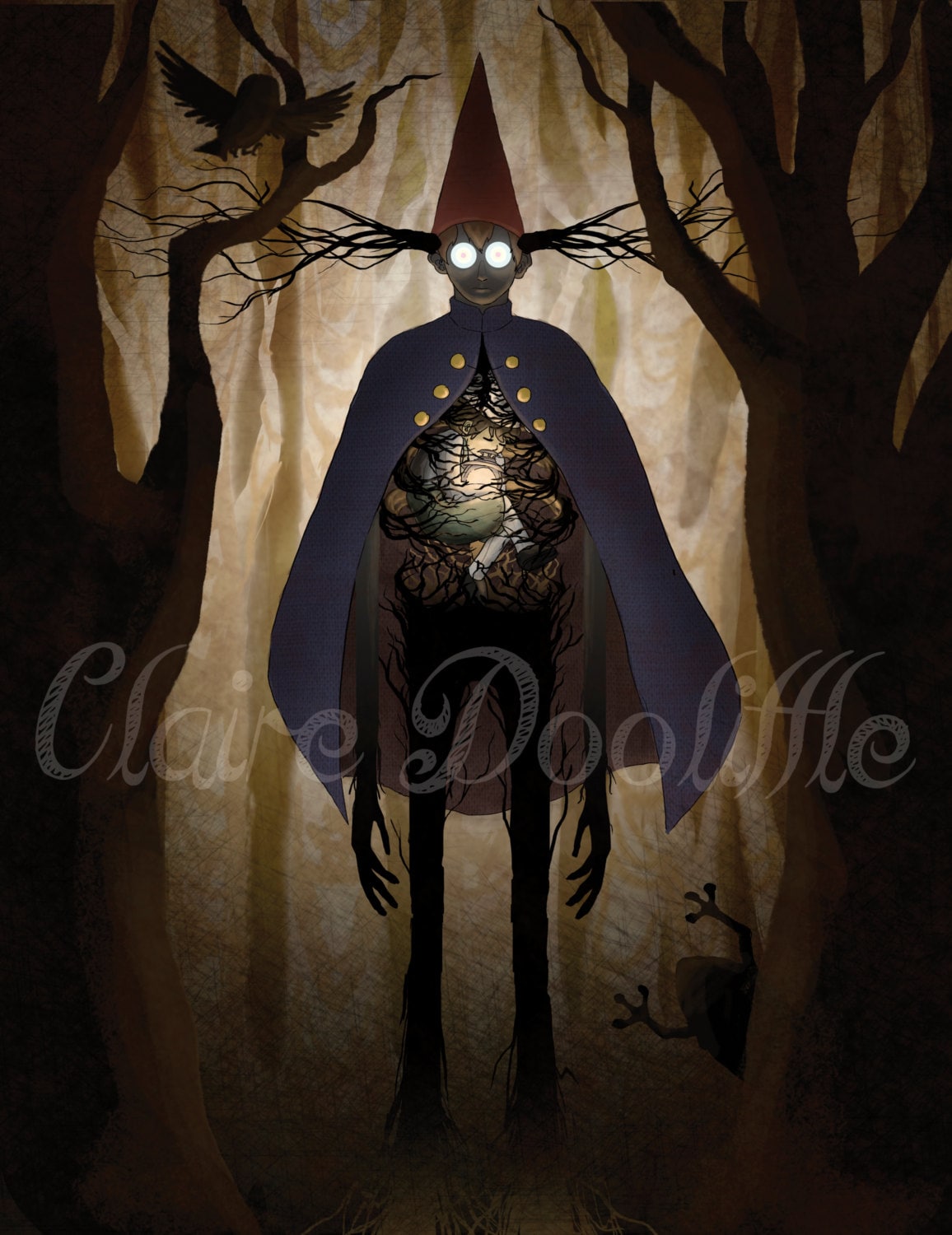 The Beast Over the Garden Wall Fanart Digital Print