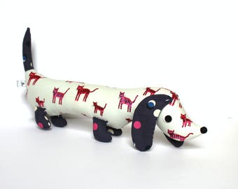 stuffed wiener dog toy