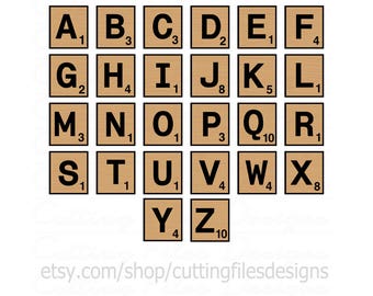 Download Scrabble svg files | Etsy