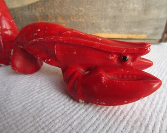 Vintage Red Lobster Salt and Pepper Shakers made in Japan