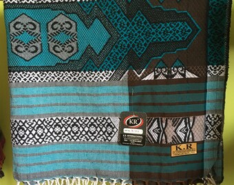 Thick Cotton Woven Shawl