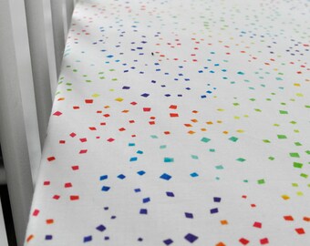 Rainbow baby - Rainbow nursery - Rainbow bedding - Rainbow decor - Multicoloured nursery