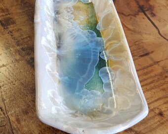 Flambeaux Pottery Butter Dish