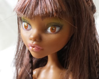 Repainted Custom Monster HIgh Doll OOAK - Repaint, Upcycled, Fantasy, Art Doll For Collectors/Display