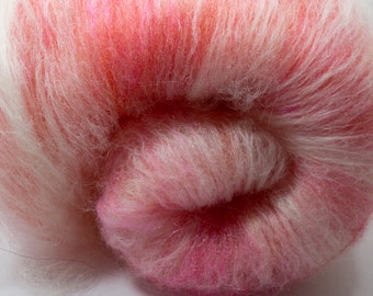 Candy Cane 80/20 Merino/ Silk, Angelina, and Firestar, 2.4 oz (SKU10)