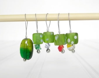 Green Fun Stitch Markers