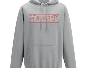 Stranger Things Mileven Hoodie Sweater Sweatshirt Pullover Stranger Things Gift Kids Hoodie Friends Don't Lie Bitchin Hawkins Eleven happy