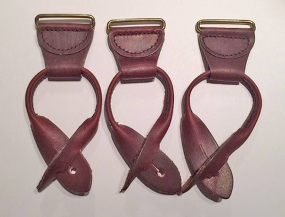 LeatherSuspendersBracesButtoninReplacementsPartssetof