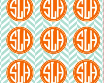 Monogrammed Wrapping Paper
