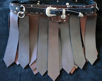 Roman Style Leather Kilt