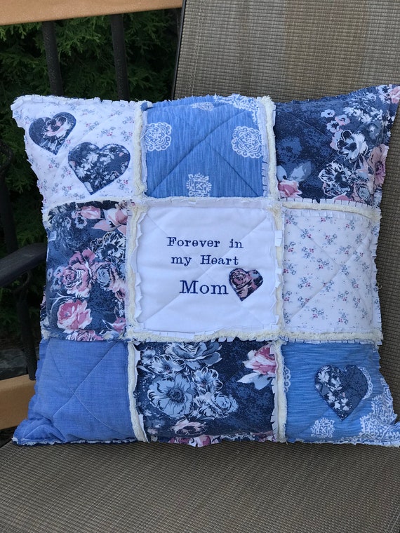 Memory Pillow Keepsake Pillow Quilted Pillow Cover