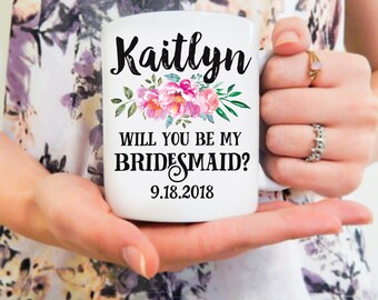 Will you Be my Bridesmaid | Bridesmaid Mug, Bridemaids Gift, BFF Mug, Wedding Mug, Bridesmaid Proposal, Bridesmaid Mugs, Bridesmaid Wedding