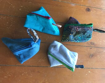 Triangle Zipper Pouch