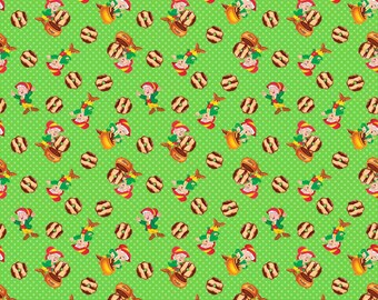 Kellogg's Keebler Elf W/fudge cookies premium 100% Cotton Fabric (SC107)