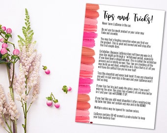 LIPSENSE PRINTABLE How to Apply Lipsense Tips and Tricks