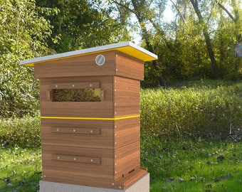 DIY FLOW Beehive Box Plans Langstroth 10-Frame Beekeeping