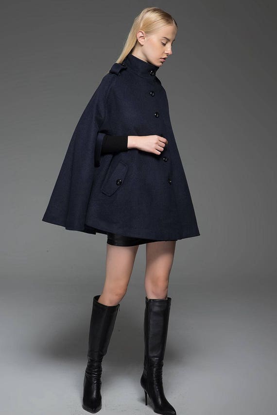 cape coat navy