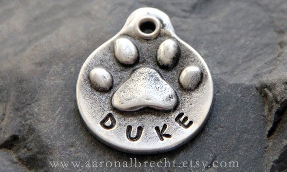designer dog tag for collar harness dog tags for dogs paw