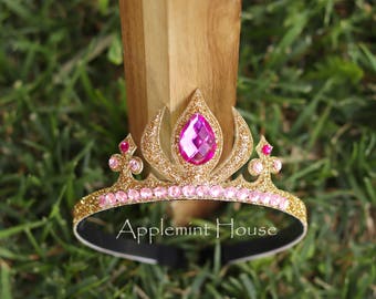 Aurora Crown,Aurora Headband, Sleeping Beauty Crown,Birthday Aurora Crown,Sleeping Beauty Tiara,Sleeping Beauty Birthday,Aurora Tiara