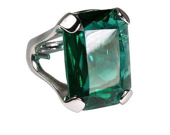 Angelina Jolie Inspired Emerald Ring