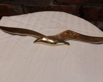 Brass Seagull Wall Décor, Vintage brass Seagull wall décor, Nautical décor, Beach décor, Morethebuckles