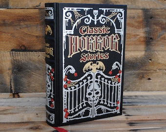 Hollow Book Safe - Classic Horror Stories - Leather Bound