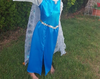Elsa Costume with Stretch Bodice