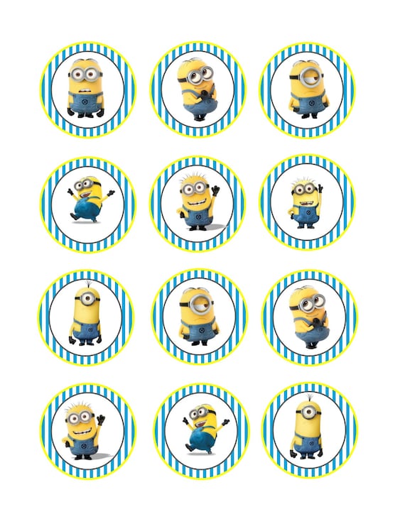 Printable Minion Cupcake Toppers Printable Templates printable-minion-cupcake-toppers-printable-templates