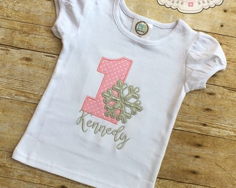 Winter Onederland Birthday Shirt