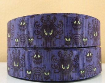 5 YDS Haunted Mansion Wallpaper Ribbon
