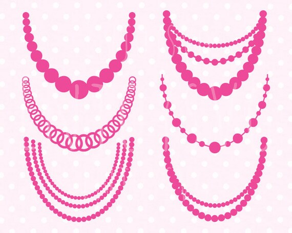 Download Necklaces svg Pearl necklaces svg Baby Necklace SVG Pearl