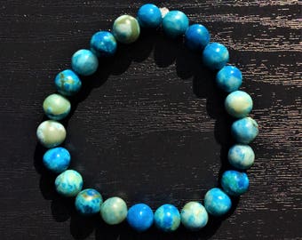 Mixed Blue Jasper Bracelet