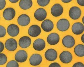 Moda - A Stitch in Color by Malka Dubrawsky Metro Dot Veggie 23208-11 in Yellow 25" Remnant