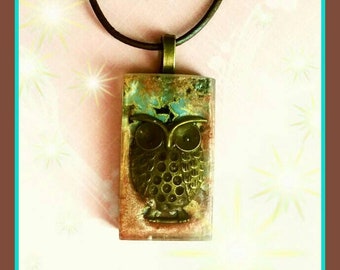 Sunshine Series Owl Pendant Necklace