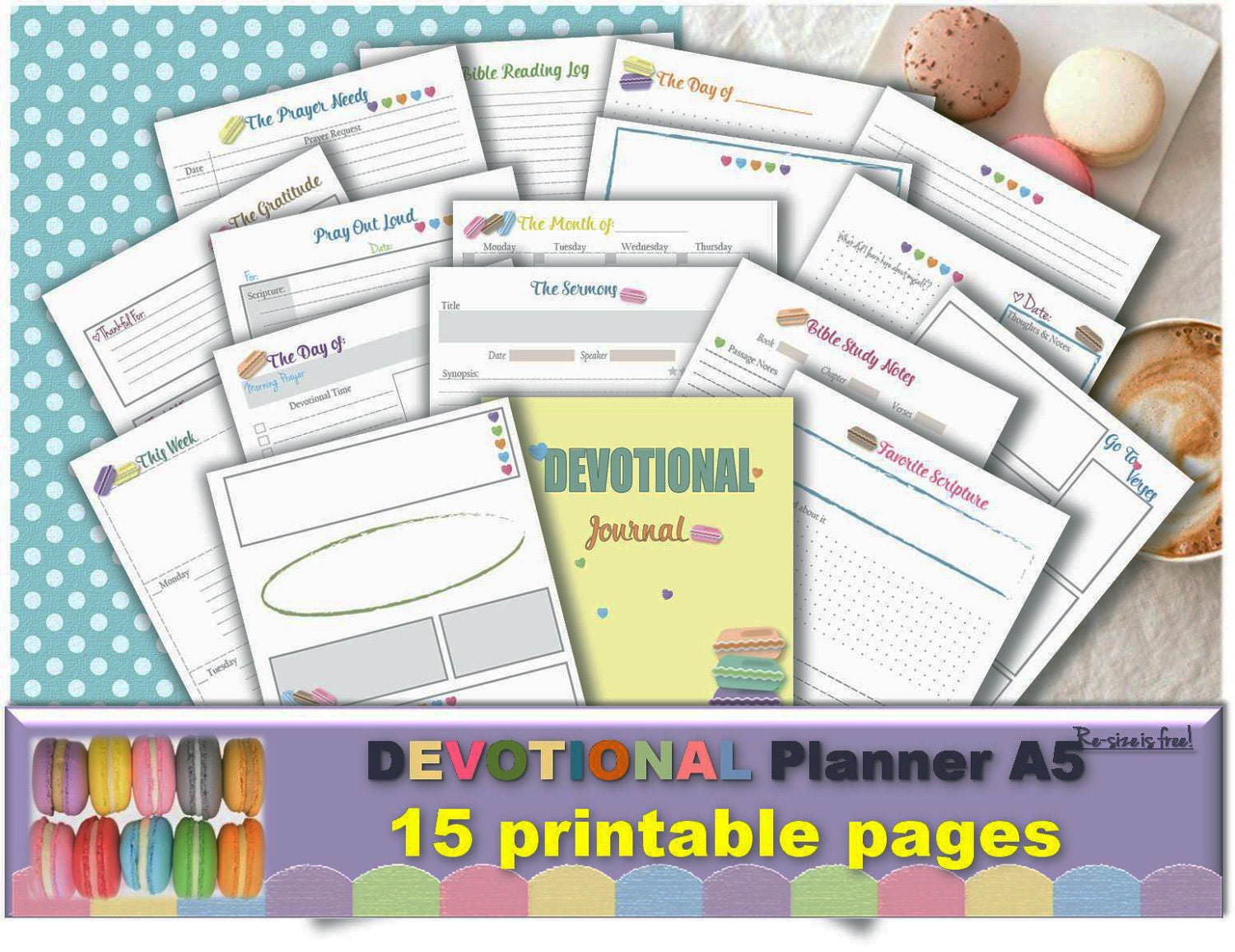 Workbooks prayer workbook : Bible journaling daily study printable templates verses