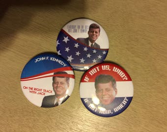JFK Campaign Button