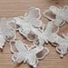 3D Butterfly Lace Appliques Venice Lace Butterfly Patches 4pcs For Costume Headware Supplies