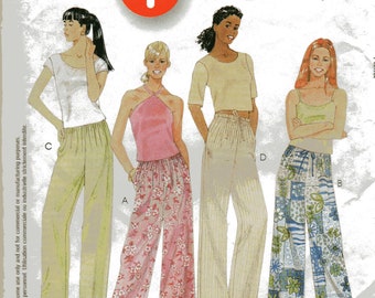 McCall's 1 HOUR PULL-On PANTS Pattern 2101 Misses Size Medium 12-14