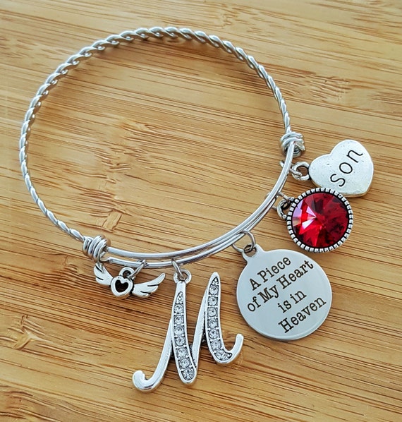 Sympathy Bracelet Sympathy Gift In Memory of Son Memorial Bracelet Loss of Son Loss of a Child Remembrance Bracelet Remembrance Jewelry