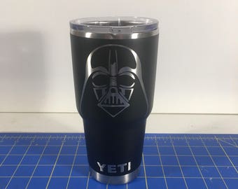 Custom powder coated Darth Vader 30oz Yeti