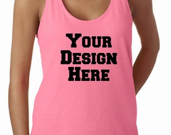 Design Your Own Racer Back Tank Top