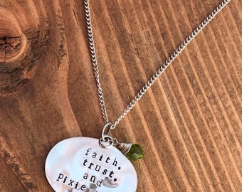 Fairy and pixie dust necklace and charms