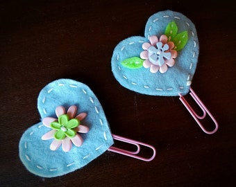 Hand-Sewn Felt "Blooming Bookmark"