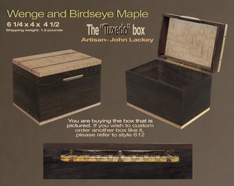 Wenge and Birdseye Maple box