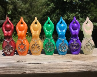Chakra Story Goddess Sculpture (statue, individual goddess)
